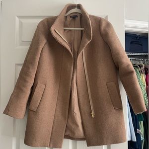 J Crew Mercantile Camel Pea Coat